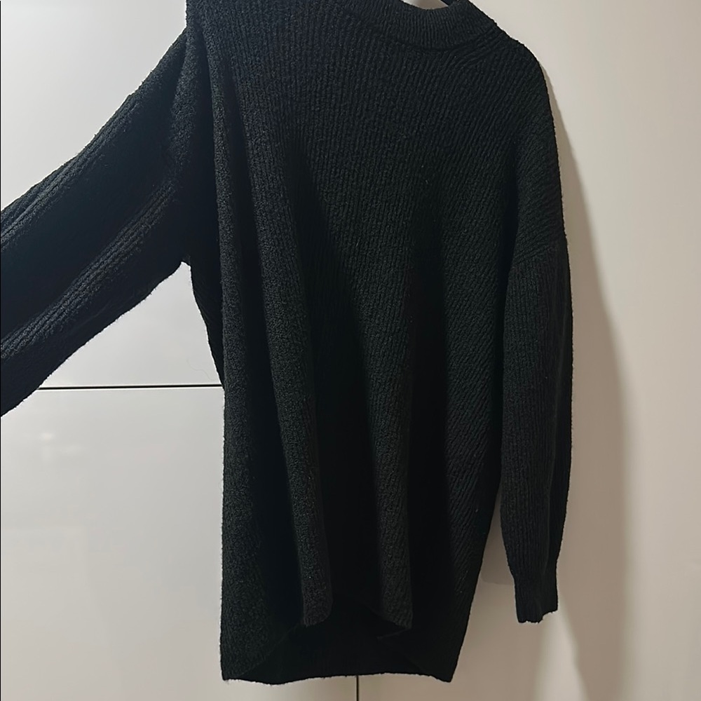 Cozy Black Knit Sweater